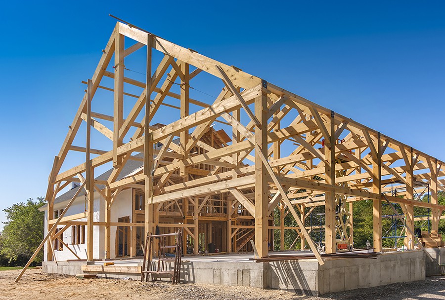 New House Construction Framing